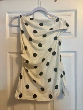 Reformation Dessa Top polka dot